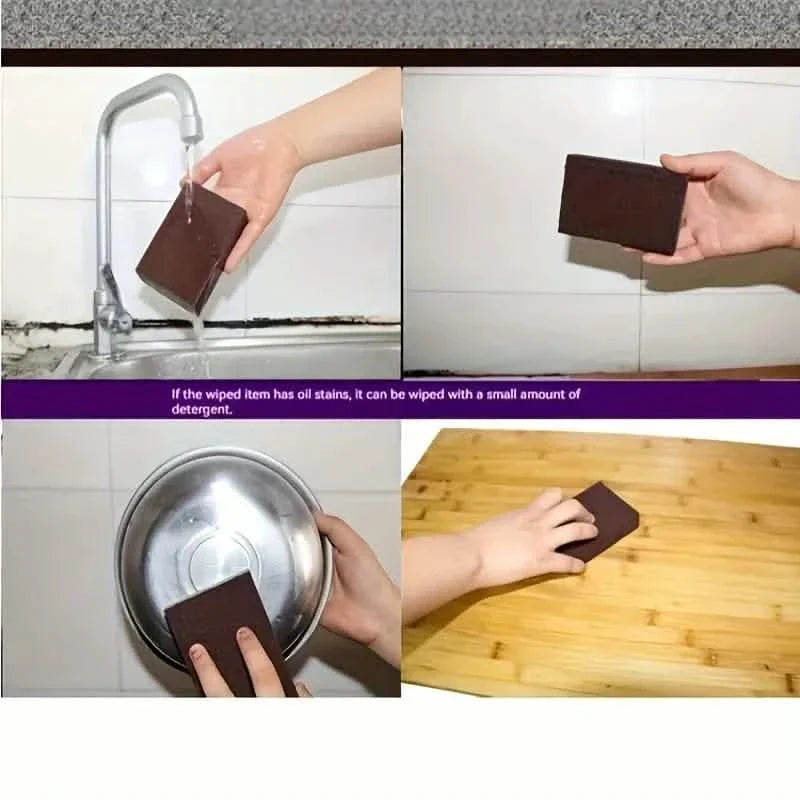 3-Pack: Emery Magic Wipe - Bottom Cleaning Descaling Sponge by DailySale