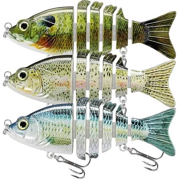 3-Pack: Fishing Lures for Bass Trout by DailySale