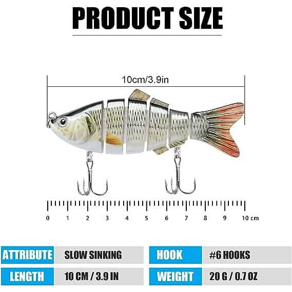 3-Pack: Fishing Lures for Bass Trout by DailySale