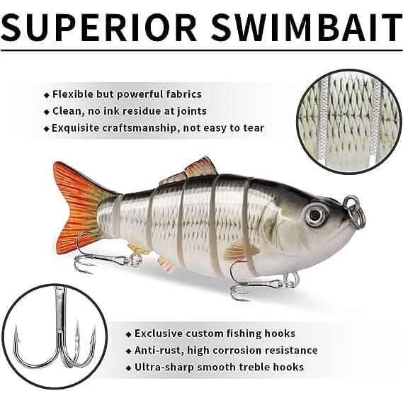 3-Pack: Fishing Lures for Bass Trout by DailySale