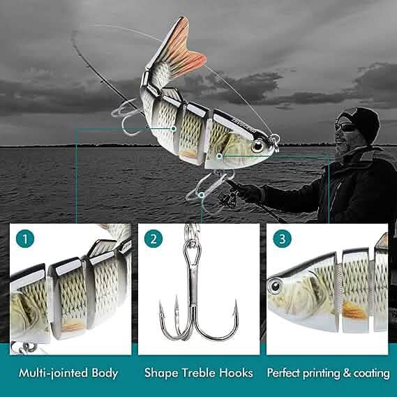 3-Pack: Fishing Lures for Bass Trout by DailySale