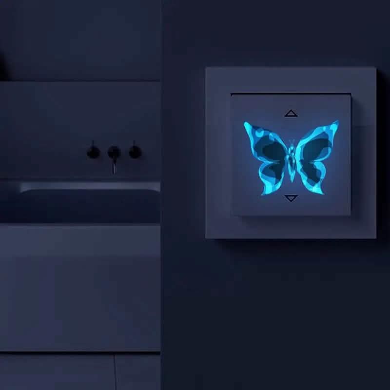 3-Pack: Glow In the Dark Butterfly Wall Stickers by DailySale