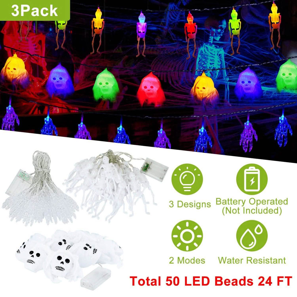 3-Pack: Halloween String Light Decorations by DailySale