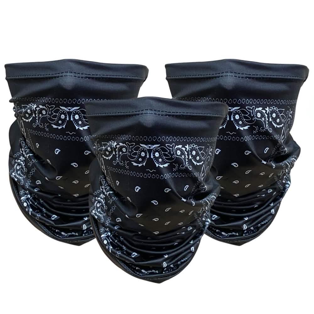 3-Pack: Headband, Bandanas, Scarf, Neck Warmer, Head Wrap, Multi Functional Gaiter by DailySale