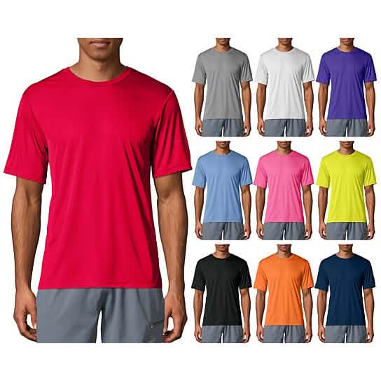 3-Pack Men's Cool Dri-Fit Moisture-Wicking Short Sleeve T-Shirt by DailySale