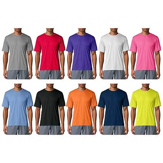 3-Pack Men's Cool Dri-Fit Moisture-Wicking Short Sleeve T-Shirt by DailySale
