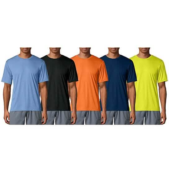 3-Pack Men's Cool Dri-Fit Moisture-Wicking Short Sleeve T-Shirt by DailySale