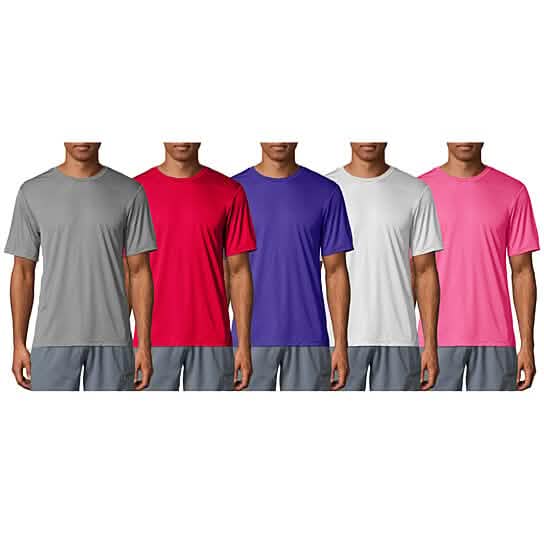 3-Pack Men's Cool Dri-Fit Moisture-Wicking Short Sleeve T-Shirt by DailySale