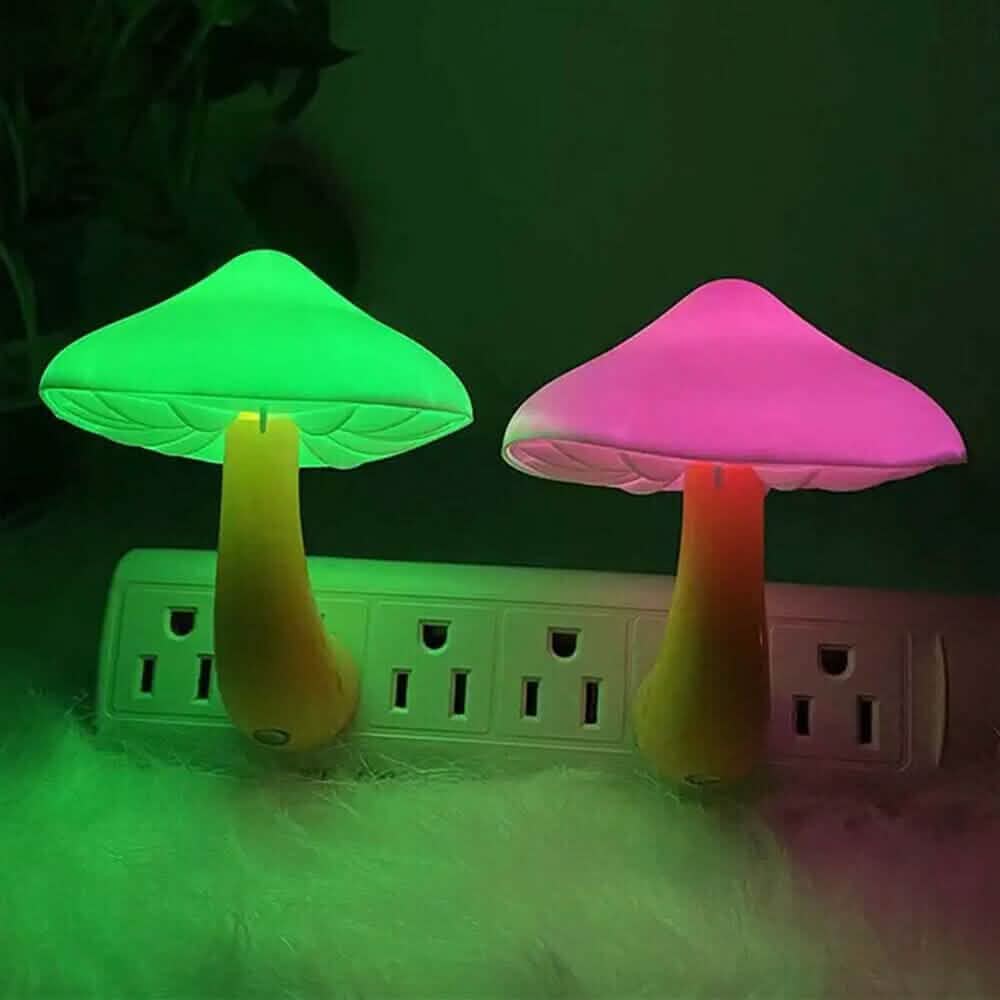 3-Pack: Mushroom Night Light with Dusk to Dawn Sensor by DailySale