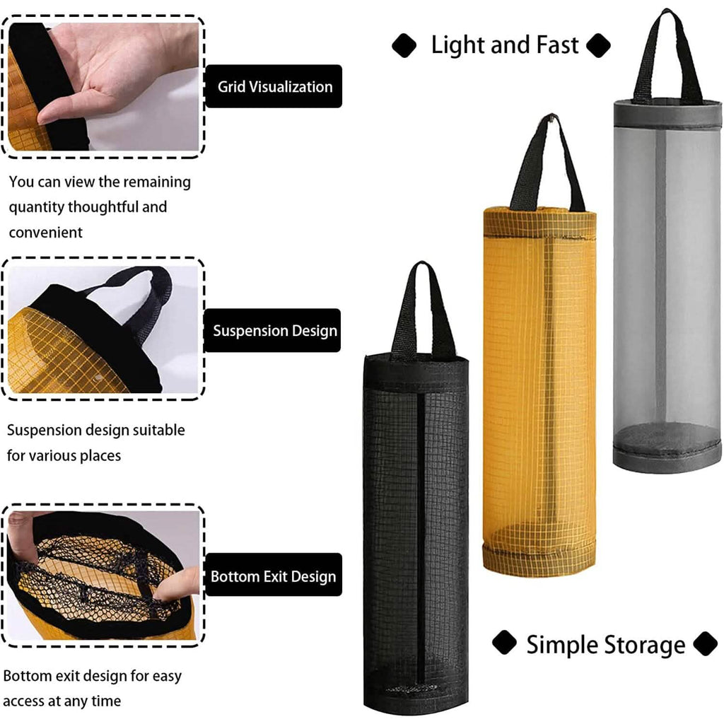 3-Pack: Plastic Mesh Grocery Bag Holder by DailySale