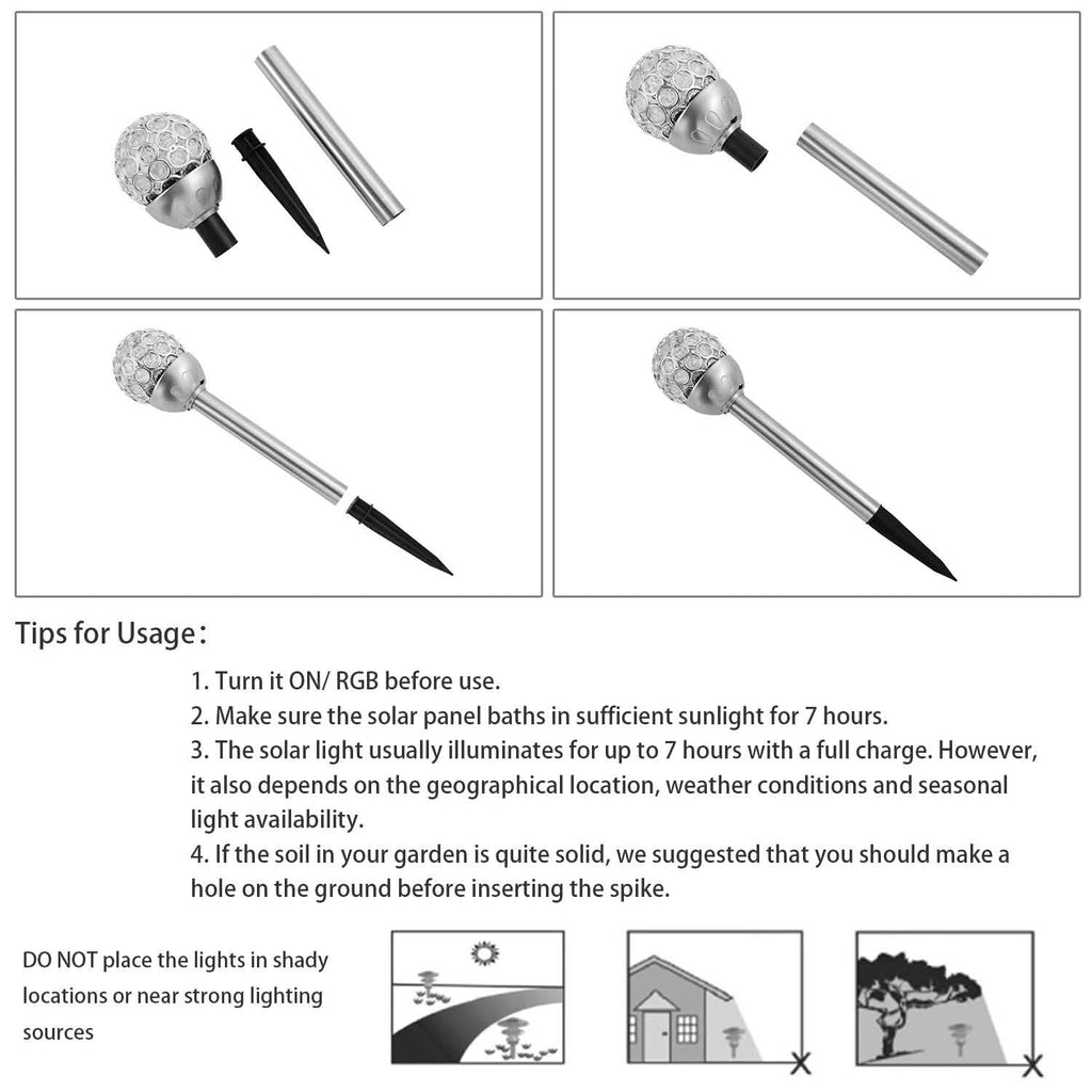 3-Pack: Solarek Outdoor Solar Lights by DailySale