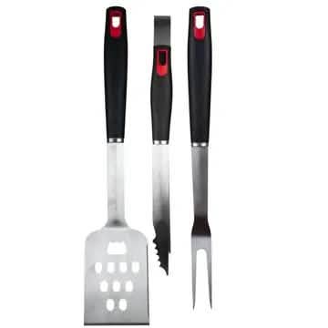 3-Pack: Stainless Steel Barbecue Tool Set by DailySale