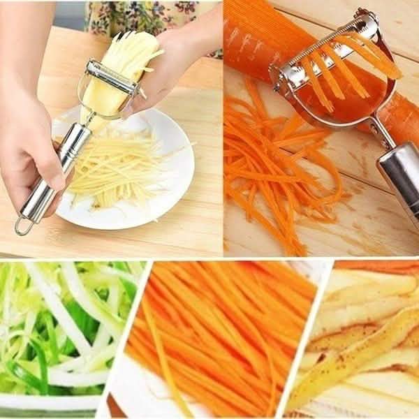 3-Pack: Stainless Steel Potato Cucumber Carrot Grater by DailySale