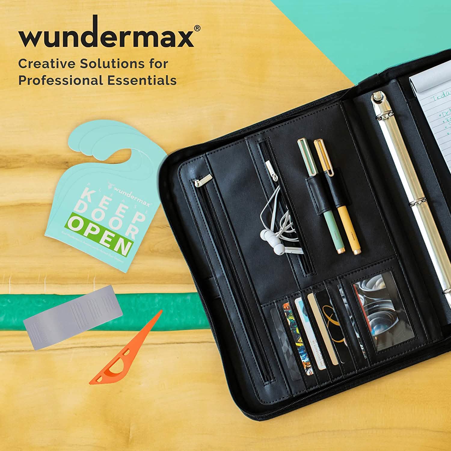 3-Pack: Wundermax Rubber Security Door Stoppers by DailySale