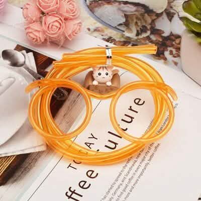 3-Pack: Creative Fun Glasses Straw Crazy Funny Art Straw by DailySale