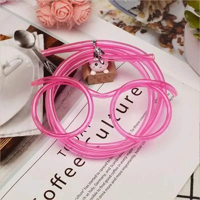 3-Pack: Creative Fun Glasses Straw Crazy Funny Art Straw by DailySale
