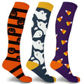 3-Pairs: Halloween Fun Knee High Compression Socks by DailySale