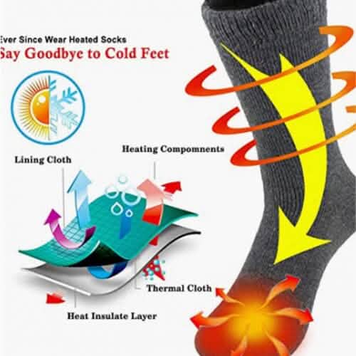 3-Pairs: Men's Thermal Socks for Cold Weather Insulated Socks by DailySale