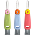3-Piece: 3-in-1 Petal Cup Lid Cleaning Brush by DailySale