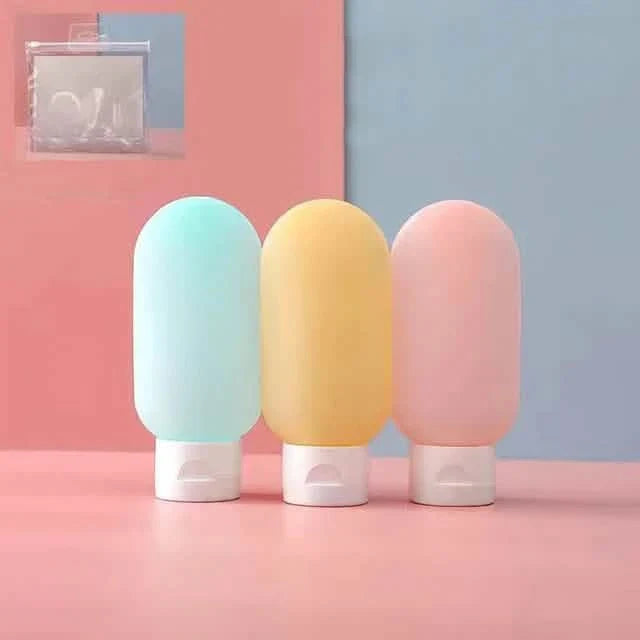 3-Piece: 60ml Leakproof Travel Bottle Set by DailySale