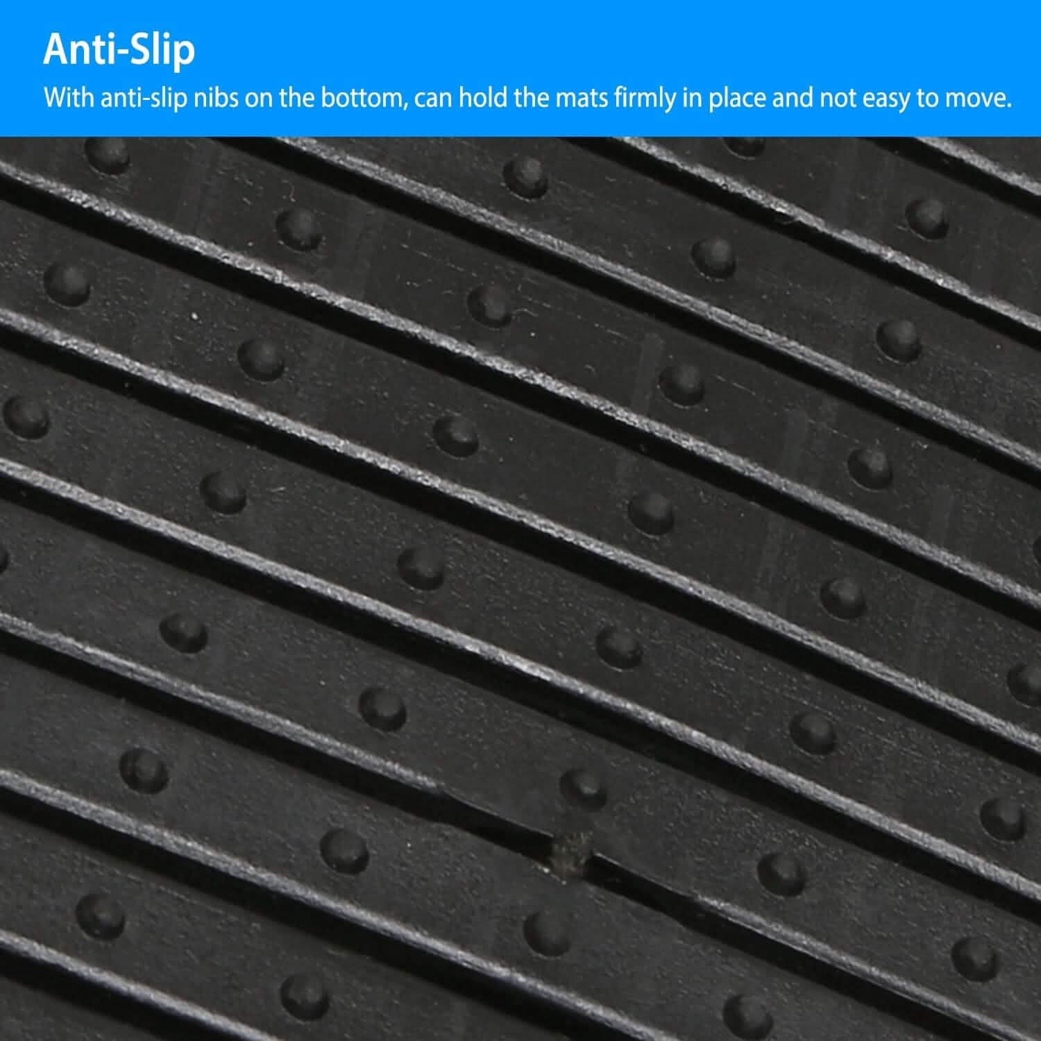 3-Piece: Automotive Floor Mats Set by DailySale