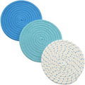 3-Piece Set: 100% Pure Cotton Thread Weave Hot Pot Holders by DailySale
