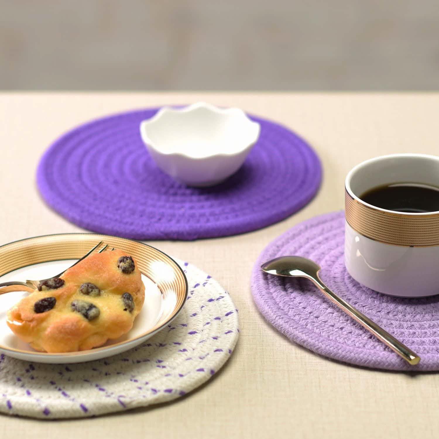 3-Piece Set: 100% Pure Cotton Thread Weave Hot Pot Holders by DailySale