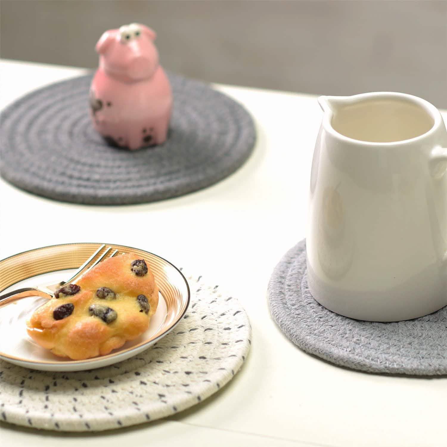 3-Piece Set: 100% Pure Cotton Thread Weave Hot Pot Holders by DailySale