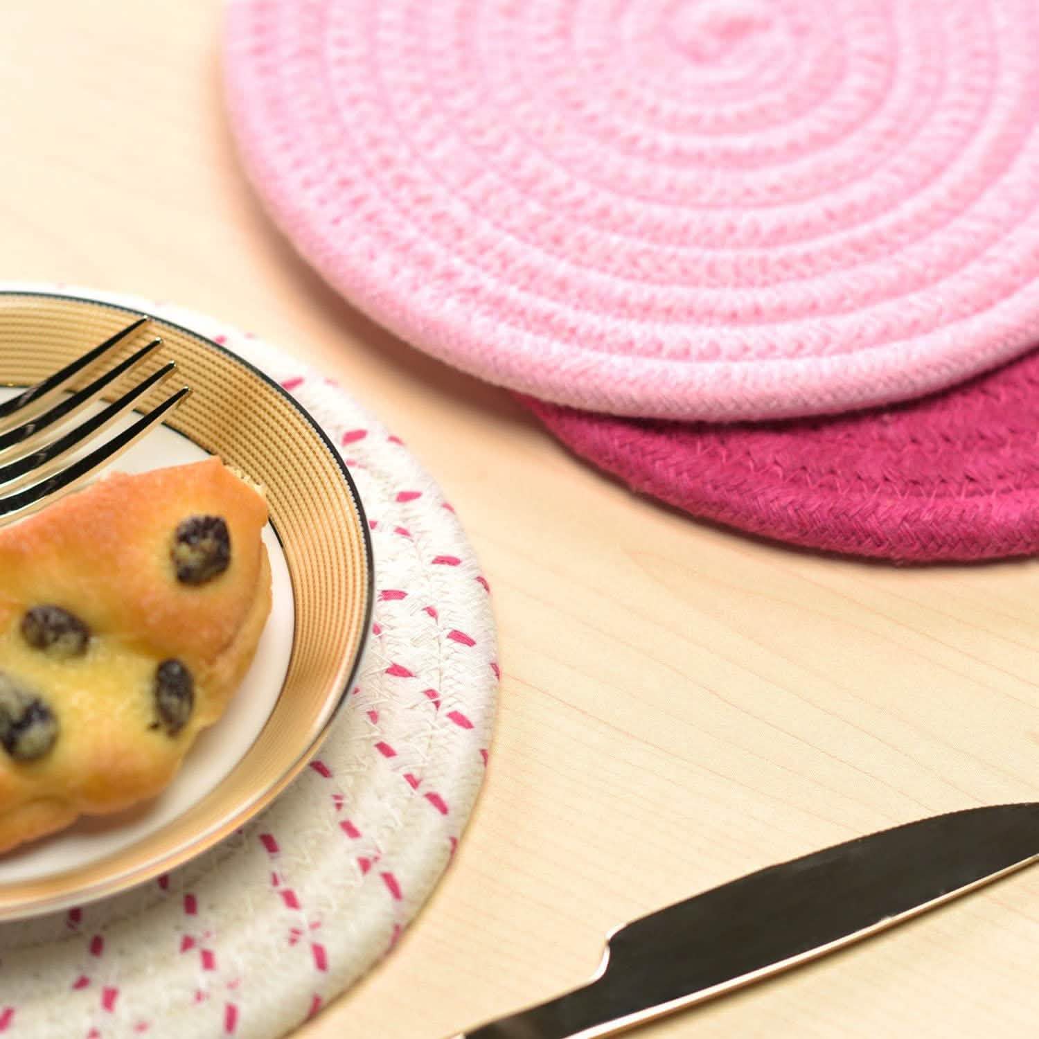 3-Piece Set: 100% Pure Cotton Thread Weave Hot Pot Holders by DailySale