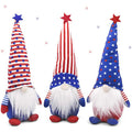 3-Piece Set: Patriotic Gnome Plush Standing Statues by DailySale