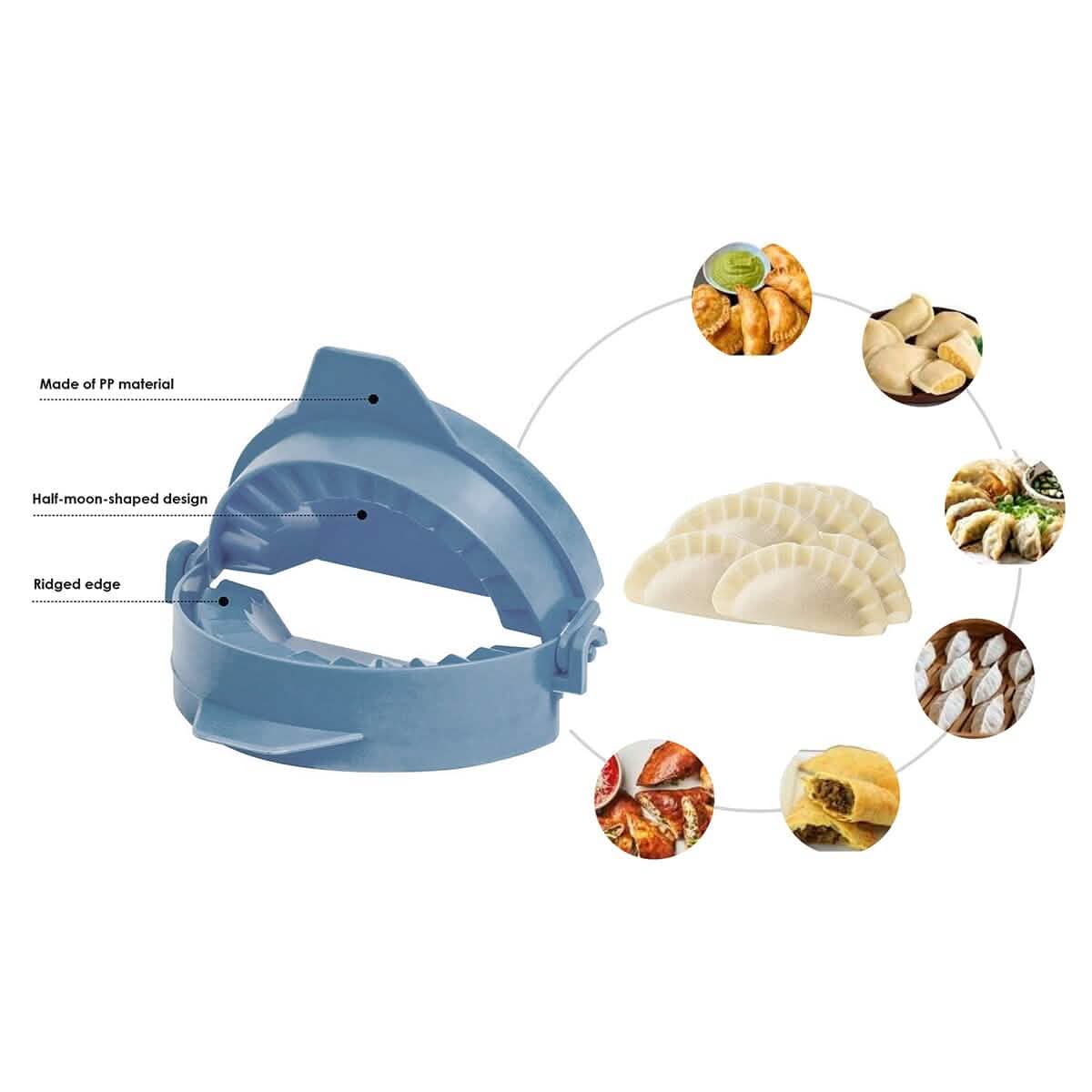 3-Piece Set: Perfect Dumpling Ravioli Empanadas Pie Pastry Maker Mold Dough Press by DailySale