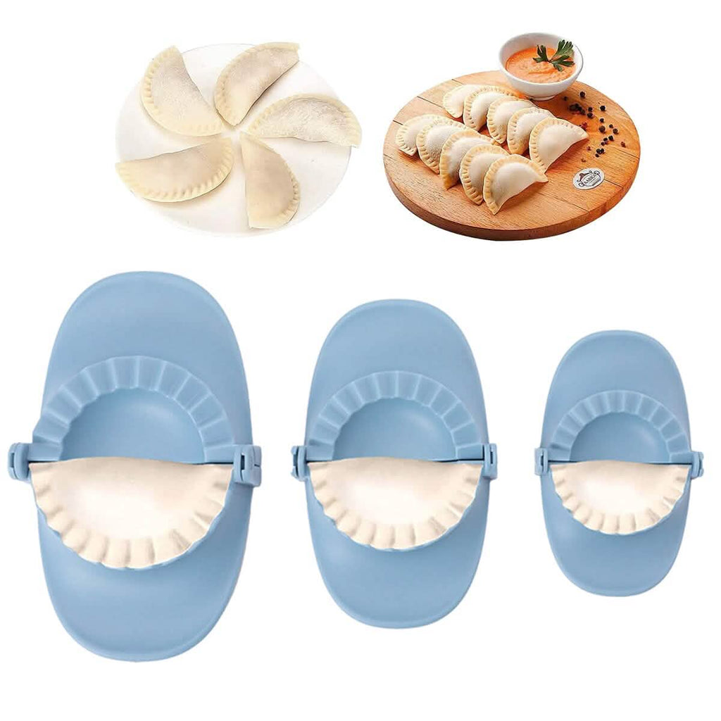3-Piece Set: Perfect Dumpling Ravioli Empanadas Pie Pastry Maker Mold Dough Press by DailySale