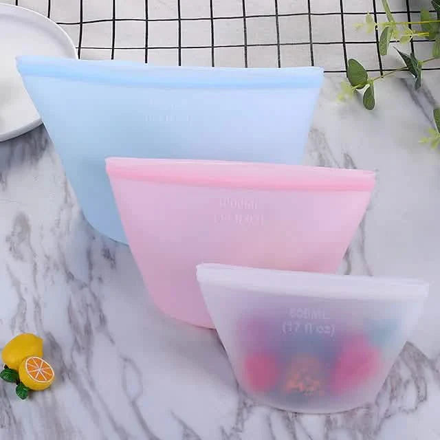 3-Piece Set: Reusable Refrigerator Fresh Bags by DailySale