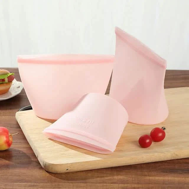 3-Piece Set: Reusable Refrigerator Fresh Bags by DailySale
