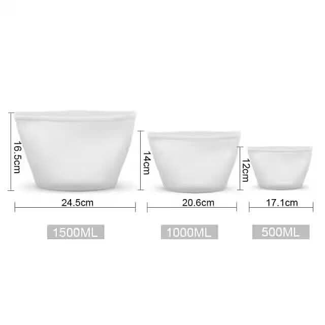 3-Piece Set: Reusable Refrigerator Fresh Bags by DailySale
