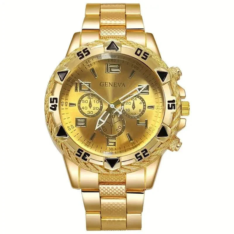 3-Pieces: Fashionable Men's Quartz Watch Set by DailySale