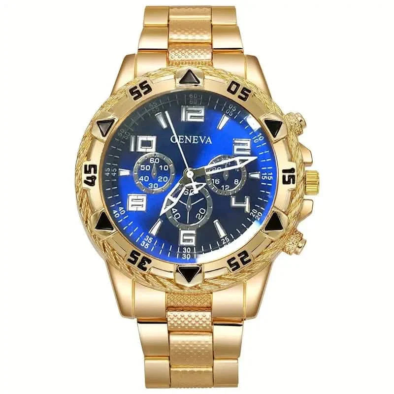 3-Pieces: Fashionable Men's Quartz Watch Set by DailySale