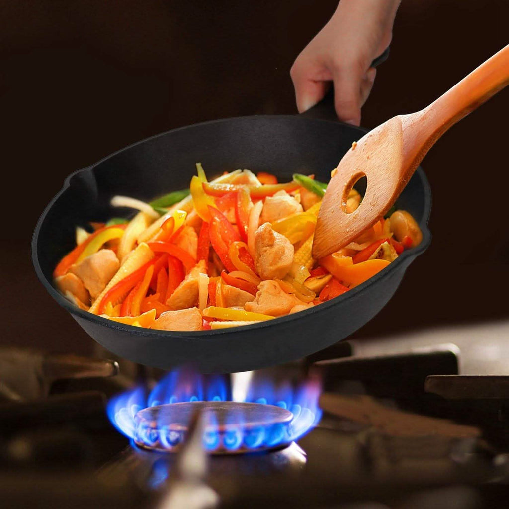 3-Pieces: Pre-Seasoned Cast Iron Skillet by DailySale