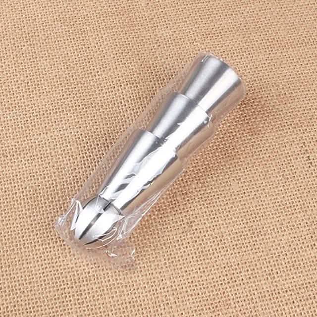 3-Pieces: Russian Stainless Steel Tips Tulip Sphere Whip Cream Buttercream Icing Piping Nozzles by DailySale