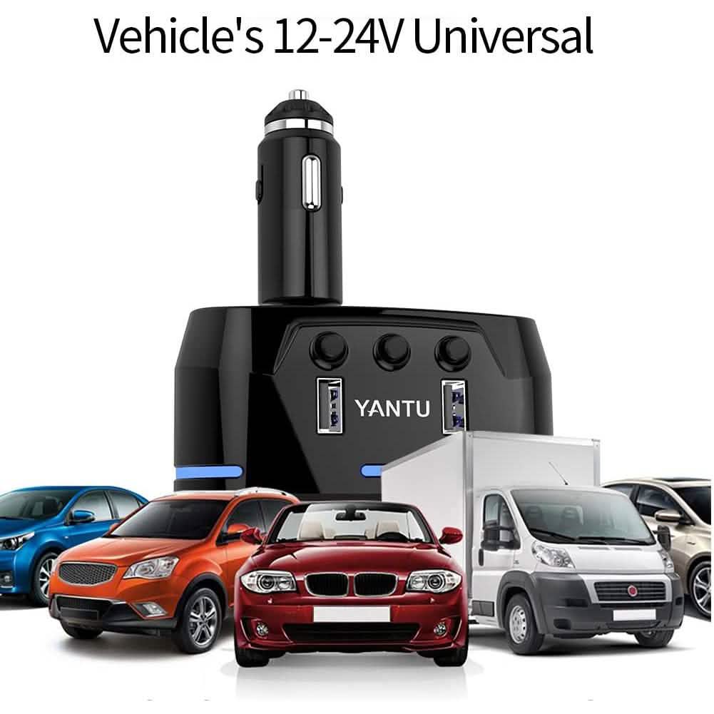3 Socket Cigarette Lighter Splitter by DailySale