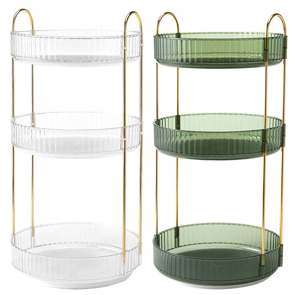 3-Tier 360¬∞ Spinning Rotating Makeup Organizer by DailySale