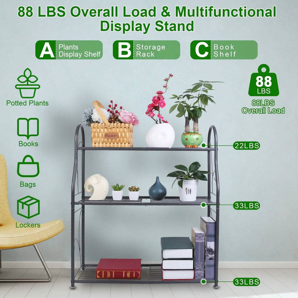 3-Tier Plant Stand Shelf Display Rack by DailySale