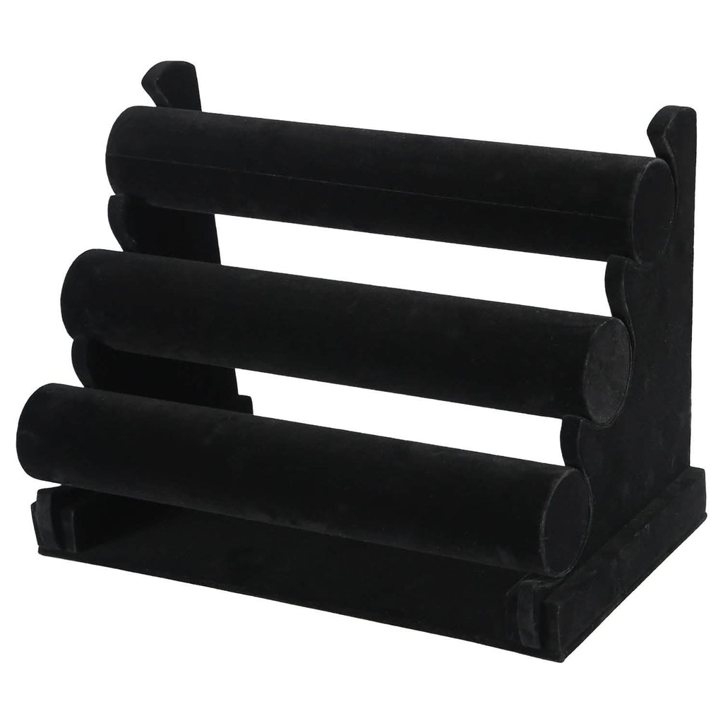 3-Tier Velvet Jewelry Stand by DailySale