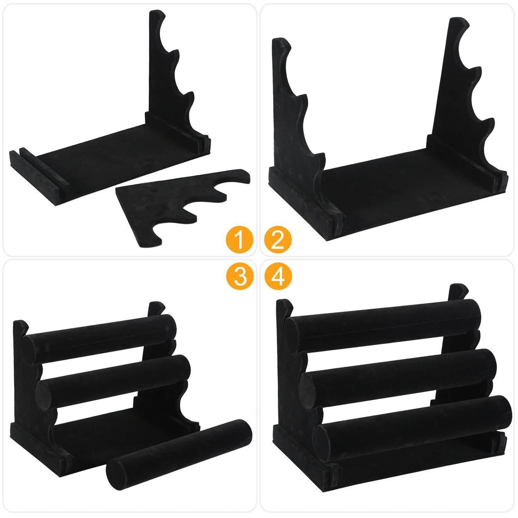 3-Tier Velvet Jewelry Stand by DailySale