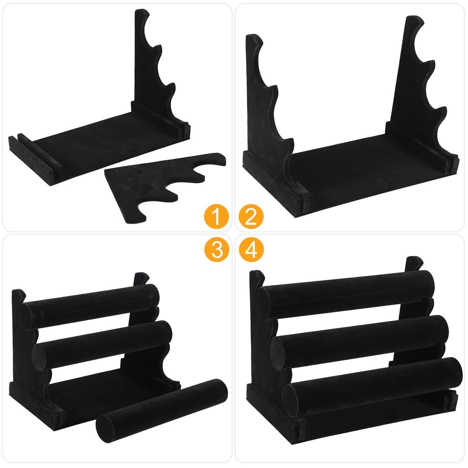 3-Tier Velvet Jewelry Stand by DailySale