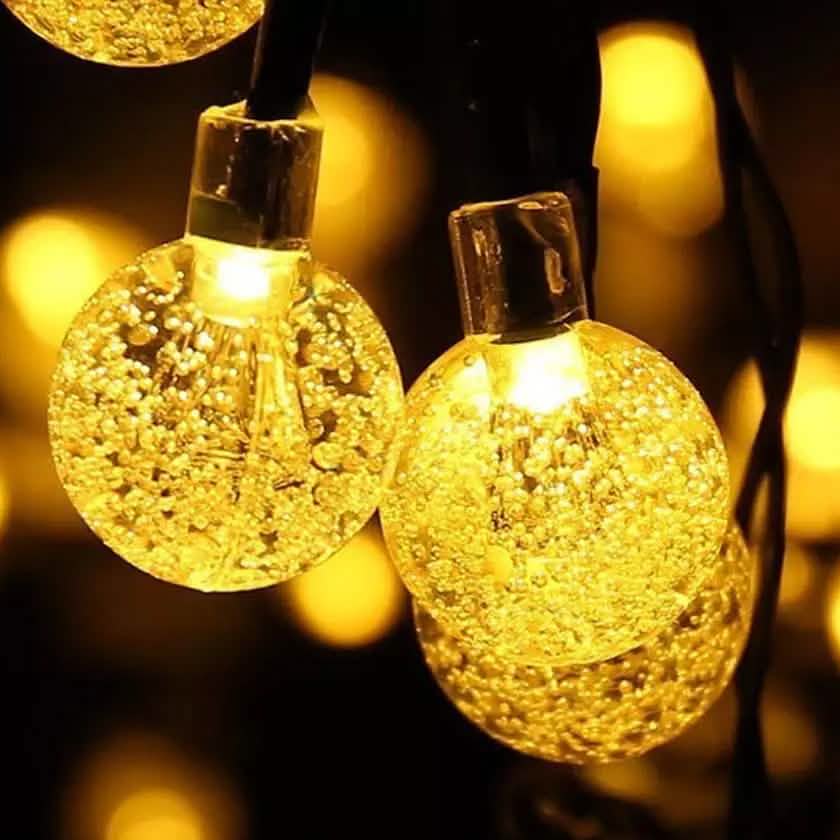 30 LED Solar String Ball Lights Outdoor Waterproof Garden Decor by DailySale
