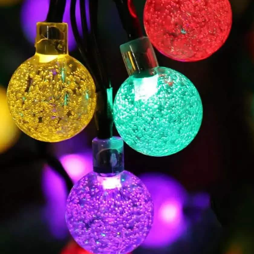 30 LED Solar String Ball Lights Outdoor Waterproof Garden Decor by DailySale