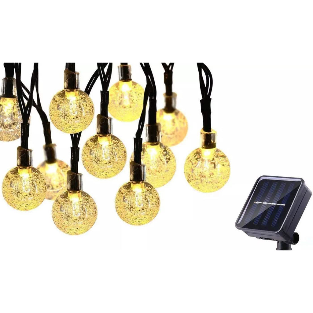 30 LED Solar String Ball Lights Outdoor Waterproof Garden Decor by DailySale