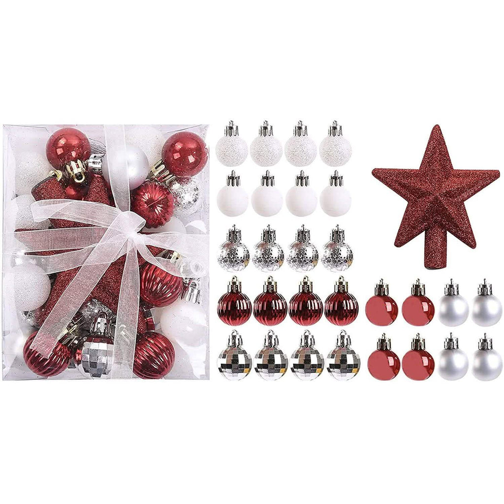 30-Piece: Christmas Balls Ornaments for Xmas Tree by DailySale