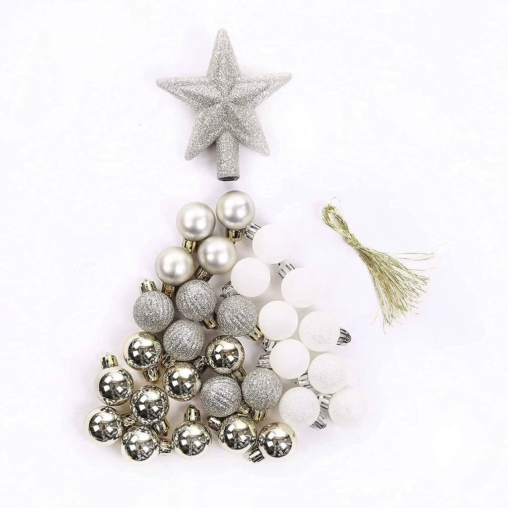 30-Piece: Christmas Balls Ornaments for Xmas Tree by DailySale